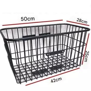 튼튼한 대형 자전거 다용도 바구니 짐받이 장바구니 50cm 1개