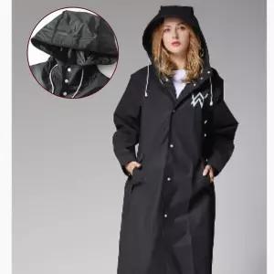 성인용 롱 우비 EVA 방수 레인코트 판초 코트형 낚시 캠핑 등산용 비옷