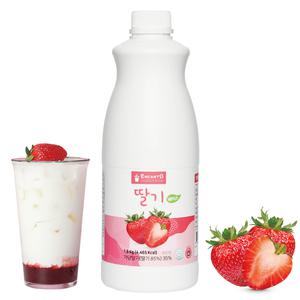 [엔칸토] 딸기 음료베이스 1.8kg 농축원액 에이드 카페음료 업소용 대용량 QTY(1.8KG)13329