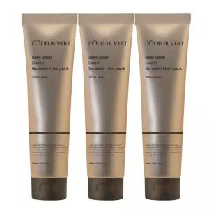 로더베르 노워시 맥주효모 헤어팩150ml 3개 구성