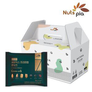 [넛츠피아] 세븐믹스 프리미엄 퀸넛츠 15봉 하루견과 선물세트