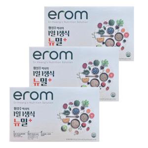 이롬 황성주 1일 1생식 뉴밀 플러스 63포 9주분 동결건조 식사대용