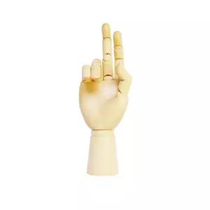 목각손 7(오른손) W60-41/나무관절인형/관절피규어/나무인형/사람인형/움직이는인형/남자구체관절인형/구관