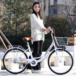 여성용자전거 26인치 출퇴근 바구니 입문용 경량 바이크