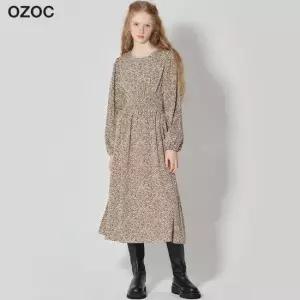 오조크 호피 스모크 원피스