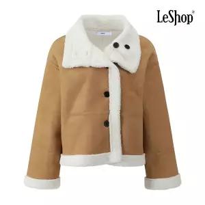 [롯데백화점]르샵 하이넥 데이트룩 무스탕 자켓 BPBJK003A