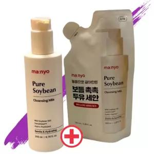 마녀공장 퓨어 소이빈 클렌징 밀크 200ml+100ml 본품 리필 (1srr)