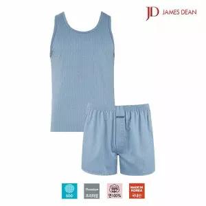 [하프클럽/좋은사람들]스타일리쉬 국내산 60수 순면 런닝 트렁크 세트 1001