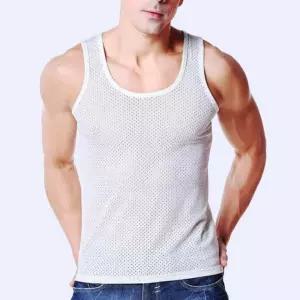 운동복 쿨 아이스 남성용 반팔티셔츠 메쉬 러닝