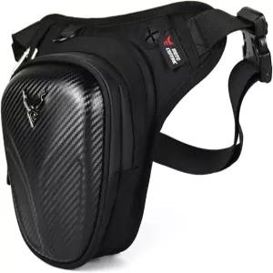 Vechkom 방수 허벅지 가방 모터사이클 허리 드롭 레그백 남성용 대용량 팩 하이킹 등산용 다기능 멀티 포켓