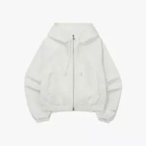 [데피]디아도라자켓 KQJ D5122LWT22OWH 쿨웨이브 펀칭 후드 자켓 우먼 OFF WHITE