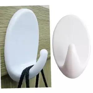 부착형 5개 대형 플라스틱 원형행거 벽걸이 옷걸이 부