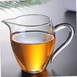 7day 내열 유리 숙우 350ml 투명 손잡이컵 글라스잔