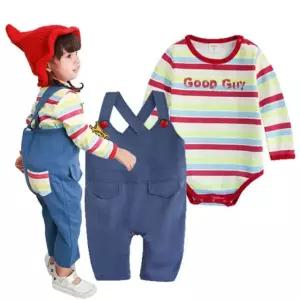 멜빵 굿가이 상하복 세트203400 실외복 베이비 유아 신생아옷 돌복 바지 의류