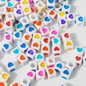 372 사각큐브하트0.6cm