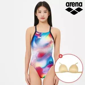 [아웃도어스/아레나]원피스 글램 선수 수퍼플라이백 아레나 여성 수영복 A4BL1CO03 고리브라