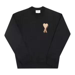 [아미] 아미 맨투맨 USW771 747 001 아미 드 꾀흐 빅 하트 로고 테리 패치 남성맨투맨 여성맨투맨 당일발송