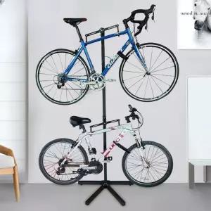 실내 자전거 거치대 스탠드형 아파트 보관대 2단 행거 자전거랙