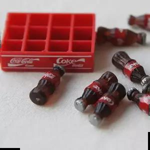 인테리어소품 콜라가 하나씩 분리되는 박스 코카콜라 미니어처