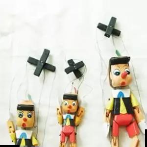 식당 피노키오 마리오네트 미니어처 선반