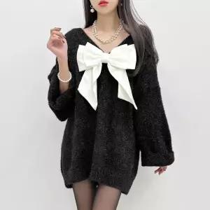 글램  마리아 왕리본 펄 원피스 ST7957D