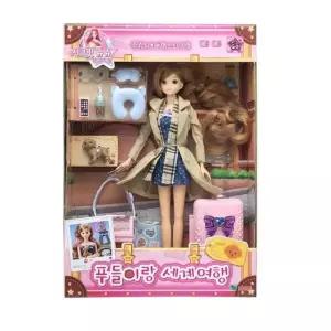 패션인형 시크릿 쥬쥬 캐릭터 패션 인형 푸들이랑 세계여행