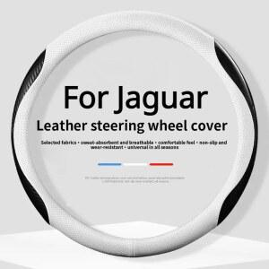 휠마스크 자동차 3D 임프린트 핸들 커버 재규어 시리즈 E PACE F PACE F TYPE XE XF XK XJR XJS XFR XJ XEL XFL 슬립 자동차 액세서리
