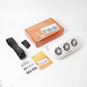 차량용 블랙 5CM USB플러그 자동차 환기 배출 등받이부채 차박용 화이트_25X12X8 선풍기 송풍기 순환