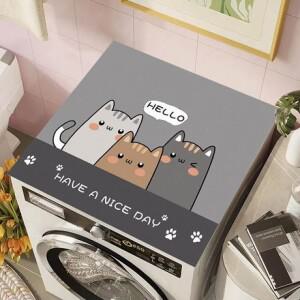 세탁기 건조대 스크래치 방지 보호 덮개 인테리어 효과 표면 덮개