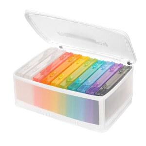 Gbivbe 사진 보관 케이스 - 4x6 크기, 대형 상자에 1000장 보관, 카드 퍼즐 시드 패킷 취급, 9가지 색상