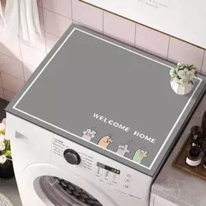 패턴 다양한 다용도 세탁기 커버 덮개 논슬립 건조기 세탁기 스크래치방지 덮개 커버 냉장고 건조기 랩