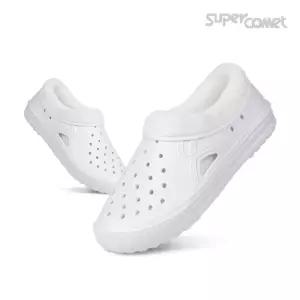 슈퍼카미트 겨울 초경량 논슬립 푹신 말랑 방한 털 실내화 wt100