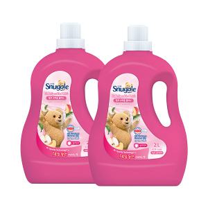 스너글 섬유유연제 핑크 스파클 플러스 용기 2L, 2개