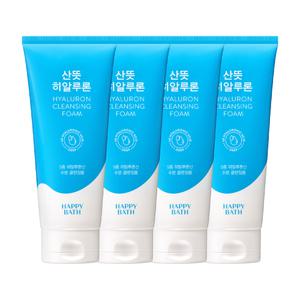 해피바스 히알루론 클렌징폼 200g, 산뜻, 4개