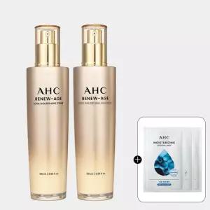AHC 리뉴에이지 기초 2종 (교차선택 가능)+(증정)에센셜 마스크팩 25g 3매