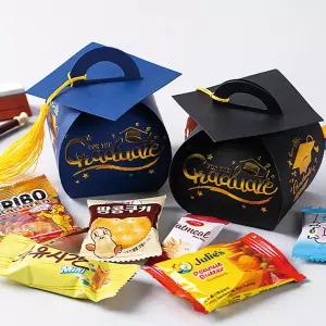 한봄 미니과자세트 학사모 졸업 간식 꾸러미 축하 선물 1202826