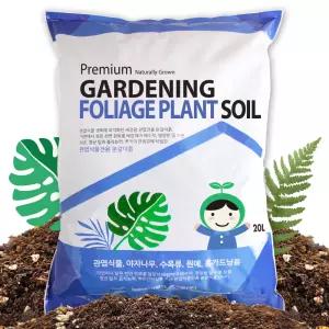 세경팜 관엽식물 몬스테라 분갈이흙 20L 알로카시아 안시리움 흙