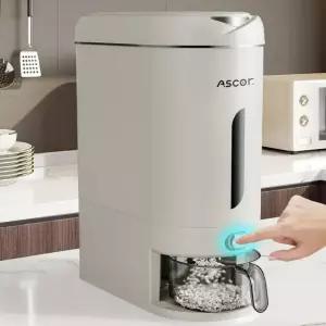 신형 뉴타입 프리미엄 버튼식 쌀통 10kg 밀폐 10리터