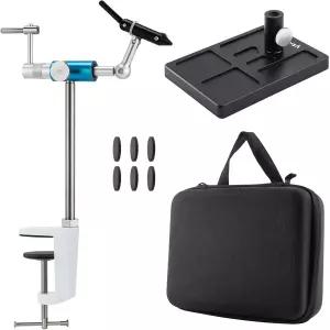 닥터피쉬 로터리 플라이 타이핑 바이스 알루미늄 합금 휴대용 케이스 360도 회전 초경량 도구 지그