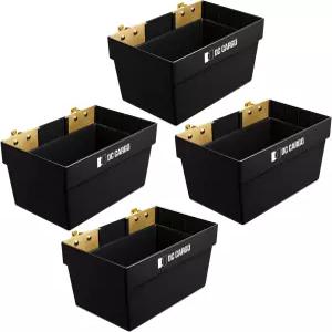 DC 카고 몰 대형 E 트랙 보관함 (4팩) u2013 바구니 정리함 밀폐 트레일러용 소형 액세서리