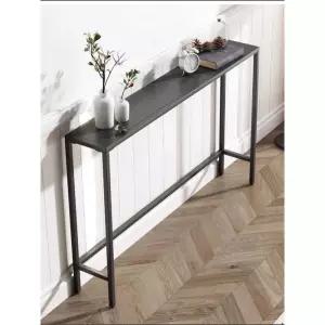 철제 폭좁은 콘솔 인테리어 장식장 긴테이블 엔틱