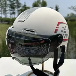 자토바이 헬멧 전기자전거 자전거 반모 장거울 배달