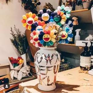 알파벳 화병 꽃병 인테리어 소품 도자기 영어 꽂꽂이