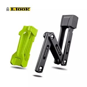 etook et480 특수합금 자전거 바이크 자물쇠 폴딩락 용품 열쇠