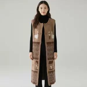 세르 패턴 롱 니트 베스트_RE4VE001