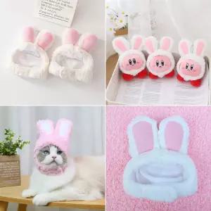 미니 토끼 모자 미니어처 인형 인형모자 고양이 강아지 토끼모자 미니어처모자 인형모자 강아지모자
