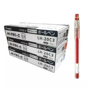 파이롯트 하이테크-C 0.3R-적색/(10입) 갑(10개입)