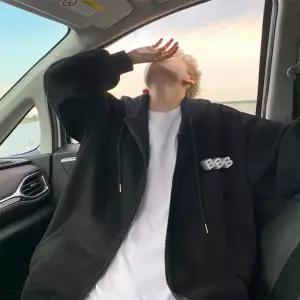 남자 댄디 가디건 집업 헤비 남추 겨울 화이트 캐주얼 후드 만능 맨투맨 M스포4