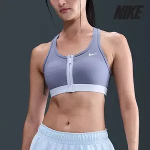 [나이키][세일] 나이키 여성용 스포츠브라 FN2732-499 우먼스 프런트 지퍼 미디엄 서포트 패드 스포츠 브라