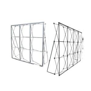 이동식 접이식 포토존 55x2 1 포토월 3x4 현수막 자바라 브래킷 2X3 거치대